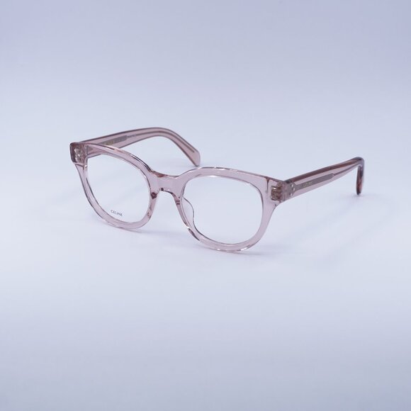 Celine CL50109I 072 Eyeglasses Shiny Light Pink 51mm Square Frame - Picture 1 of 10